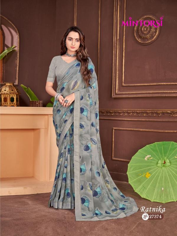 Mintorsi Ratnika Soft Georgette Designer Exclusive Saree Collection